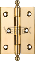 Standard Range Cabinet Hinges - Ball tips, Polished Brass (lacquered)