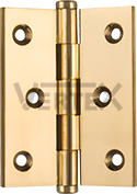 Standard Range Cabinet Hinges - Button ips, Polished Brass (lacquered)